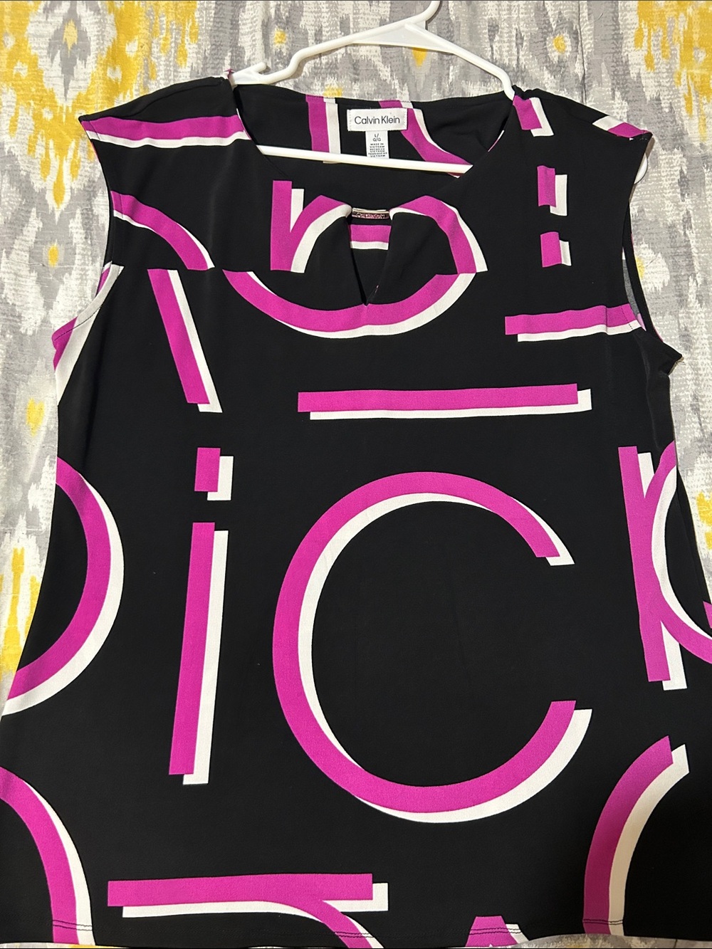 Calvin Klein Black Sleeveless Top